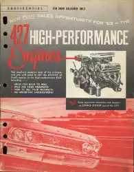 1963 Ford 427 High-Performance Engine Sales Manual